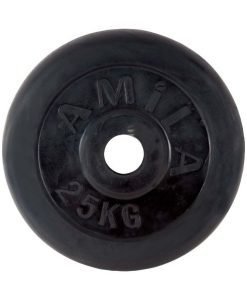 Гумирани дискови тежести за лост Ф 28 мм — Dias Sport Гумирани дискови тежести за лост Ф 28 мм-25кг