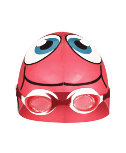 Детска плувна шапка и очила - розови/сини-основна