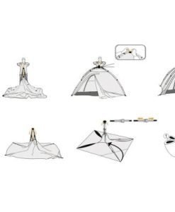 Триместна палатка"Easy-up" — Dias Sport триместна палатка с транспортна чанта