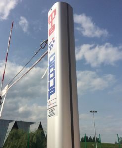 Волейболни стълбове, алуминиев профил 120х100 мм — Dias Sport алуминиеви волейболни стълбове/120х100 мм/