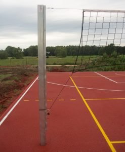 Волейболни стълбове, стоманен профил 80х80 мм-основна