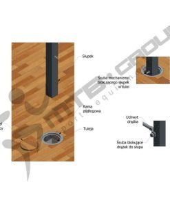 Гимнастически лост с регулиране на височината — Dias Sport Гимнастически лост с регулиране на височината-изглед