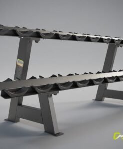 Двойна стойка за дъмбели — Dias Sport Двойна стойка за дъмбели- отстрани