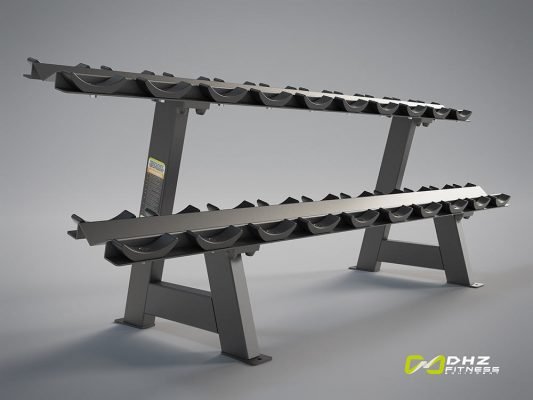 Двойна стойка за дъмбели — Dias Sport Двойна стойка за дъмбели- отстрани