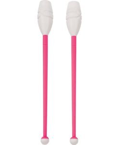 Двуцветни бухалки за художествена гимнастика — Dias Sport Двуцветни бухалки за художествена гимнастика-розови