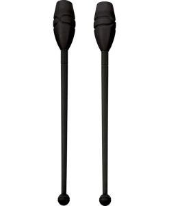 Двуцветни бухалки за художествена гимнастика — Dias Sport Двуцветни бухалки за художествена гимнастика-черни