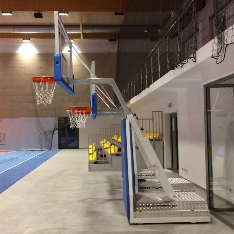 Мобилна баскетболна конструкция, изнасяне на таблото -125 см — Dias Sport Мобилна баскетболна конструкция, изнасяне на таблото -125 см-мобилна
