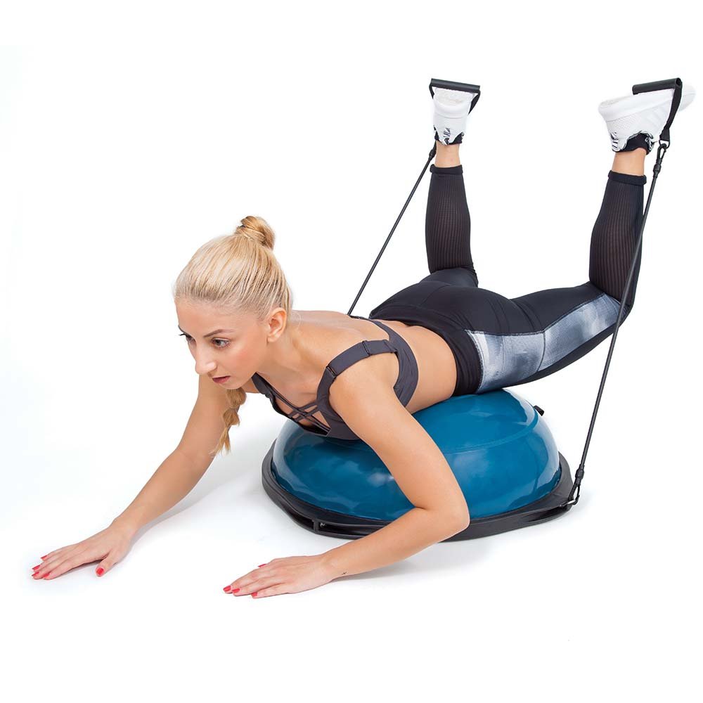 Баланс топка с гумени въжета — Dias Sport професионална баланс топка от материала PVC