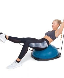 Баланс топка с гумени въжета — Dias Sport Професионална синя баланс топка