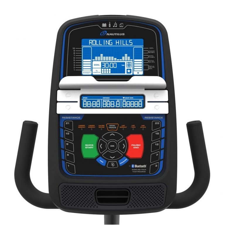 Велоергометър Nautilus® Recumbent Bike R626 — Dias Sport велоергометър с марка Nautilus