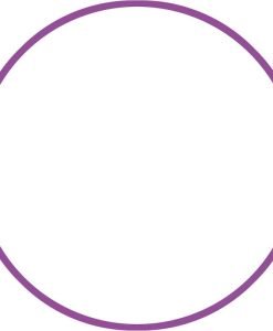 Обръч за художествена гимнастика - диаметър 76 см/185 гр — Dias Sport лилав обръч за художествена гимнастика с диаметър 76 см