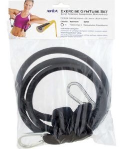 Гумени въжета с карабина — Dias Sport Гумени въжета с карабина-черен