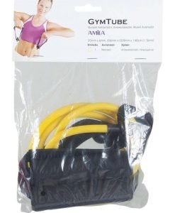 Гумени въжета с ръкохватки от пяна — Dias Sport Гумени въжета с ръкохватки от пяна-жълт