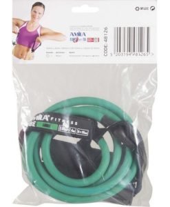 Гумени въжета с ръкохватки от пяна — Dias Sport Гумени въжета с ръкохватки от пяна-зелен