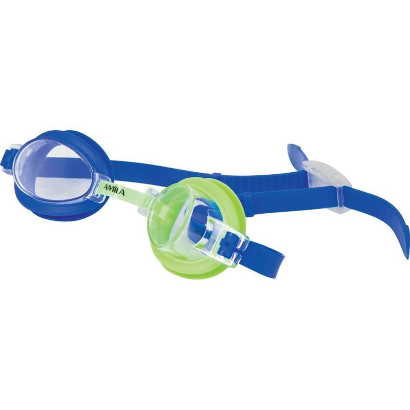 Детски очила за плуване- силикон — Dias Sport сини детски плувни очила
