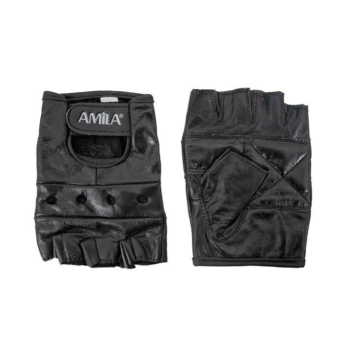 Ръкавици от естествена кожа за вдигане на тежести — Dias Sport Ръкавици от естествена кожа за вдигане на тежест.основна