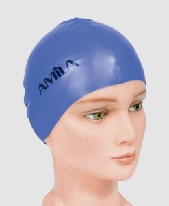 Силиконова шапка за плуване — Dias Sport Синя силиконова шапка за плуване