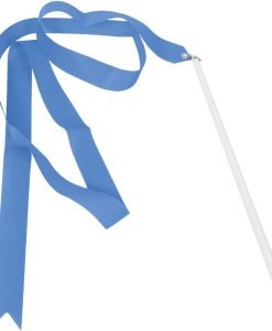 Детска лента за художествена гимнастика - 1,60 м — Dias Sport Детска лента за художествена гимнастика - 1,60 м-синя