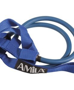 Λάστιχο Αντίστασης AMILA GymTube με Clip & Μανίκι — Dias Sport Резервни гумени въжета за тренировъчен лост-син