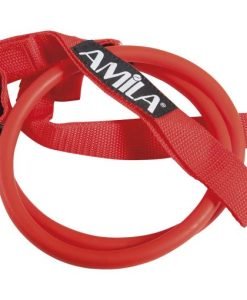 Λάστιχο Αντίστασης AMILA GymTube με Clip & Μανίκι — Dias Sport Резервни гумени въжета за тренировъчен лост-червен