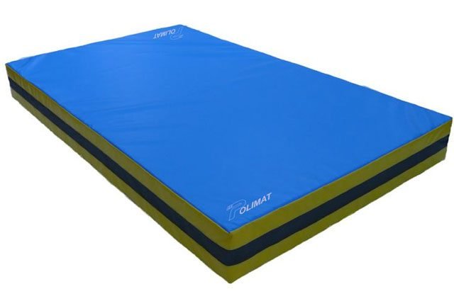 Скочище за висок скок 200 x 100-400 х 70 см — Dias Sport синьо скочище за висок скок /200х100-400х70 см/