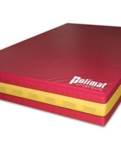 Скочище за висок скок 200 х 100-400 x 60 см — Dias Sport червено скочище за висок скок