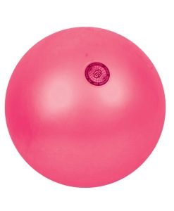 Топка за художествена гимнастика 19 см / 420 грама одобрени от FIG — Dias Sport розова топка за художествена гимнастика/19см/