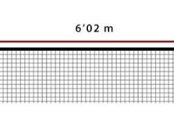 Mрежа за бадминтон — Dias Sport Mрежа за бадминтон-размер
