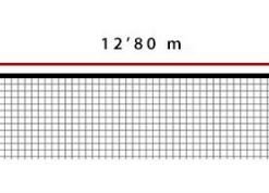 Δίχτυ Τένις 2 mm PET 12,8 x 1,07 m — Dias Sport Мрежа за тенис 2 мм PET-размери