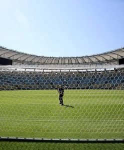 Мрежа за футболна врата A7 4 мм РР хексагонални отвори-основна