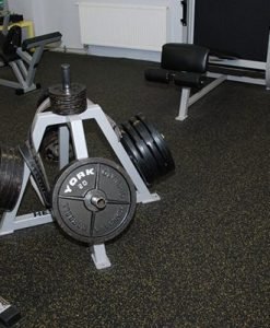 Настилка за фитнес зала със сини пръски, 4 мм — Dias Sport Настилка за фитнес зала със сини пръски, 4 мм-3