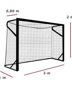 Хандбална мрежа 3 мм РР — Dias Sport Хандбална мрежа 3 мм РР-размери