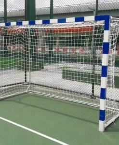 Хандбална мрежа 4 мм РР хексагонална двуцветна — Dias Sport Хандбална мрежа 4 мм РР хексагонална двуцветна-изглед