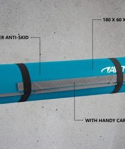 Αντιολισθητικό στρώμα γυμναστικής 180x60x0.6cm Μπλε με ιμάντα μεταφοράς — Dias Sport Постелка за упражнения