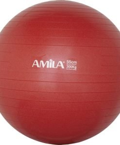 Μπάλα πιλάτες AMILA 55cm anti-burst με αντλία — Dias Sport Фитнес топка червена