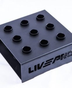 Стойка за олимпийски лостове 44 х 44 х 18,6 см — Dias Sport Стойка за олимпийски лостове с черен цвят