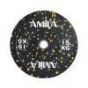 Ολυμπιακός δίσκος bumper AMILA Splash 15 kg Φ50 mm — Dias Sport диск с олимпийски размер- 15 кг