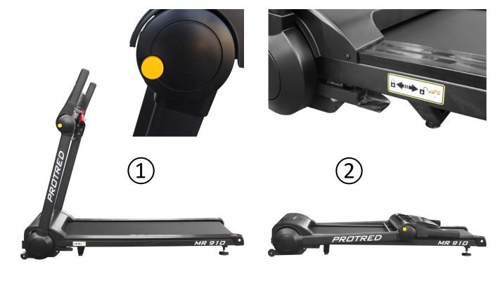 Компактна бягаща пътека ProTred® MR‑910 Treadmill 3.0HP — Dias Sport Компактна бягаща пътека ProTred® MR‑910 Treadmill 3.0HP- изображения