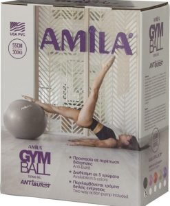 Гимнастическа топка AMILA 55 см без помпа — Dias Sport Гимнастическа топка AMILA 55 см без помпа-опаковка