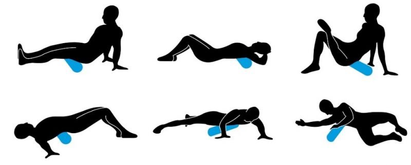 Релефен ролер от две части - 66 см — Dias Sport