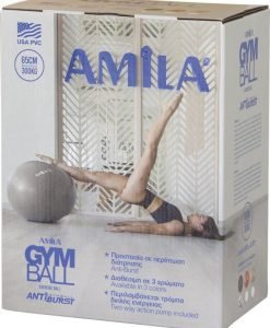 Μπάλα γυμναστικής AMILA 65 cm με τρόμπα — Dias Sport Топка за гимнастика и пилатес с помпа - 65 см-1