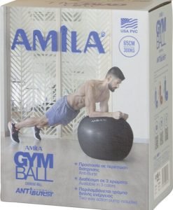 Μπάλα γυμναστικής AMILA 65 cm με τρόμπα — Dias Sport Топка за гимнастика и пилатес с помпа