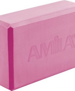 Блокче за йога AMILA Brick - розов цвят — Dias Sport Блокче за йога розов цвят