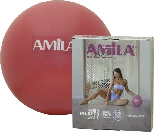 Гимнастическа топка за пилатес - 25 см-червена — Dias Sport Гимнастическа топка за пилатес - 25 см-опаковка