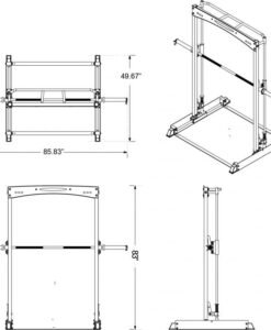 Машина Smith Bodycraft Jones Freedom — Dias Sport Машина Smith Bodycraft Jones Freedom-РАЗМЕРИ
