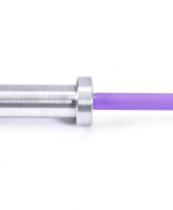 Олимпийски лост за тренировки Cerakote 201cm- сребърен и лилав — Dias Sport лост за тренировка-олимпийски размер-201см