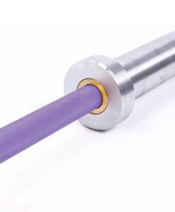 Олимпийски лост за тренировки Cerakote 201cm- сребърен и лилав — Dias Sport лост олимпийски за тренировка