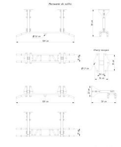 Лост за стена CrossFit MARBO MS‑D203 — Dias Sport лост за закрепване на стена CrossFit MARBO MS‑D203
