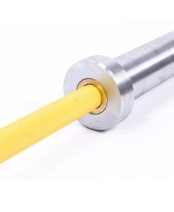 Олимпийски лост за тренировки Cerakote 201cm-сребърен и жълт — Dias Sport Cerakote - олимпийски лост за тренировки /201cm/