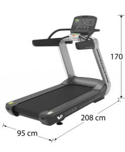 Бягаща пътека Pegasus® V9 5.0ΗΡ AC — Dias Sport Бягаща пътека Pegasus® V9 5.0ΗΡ AC-размери